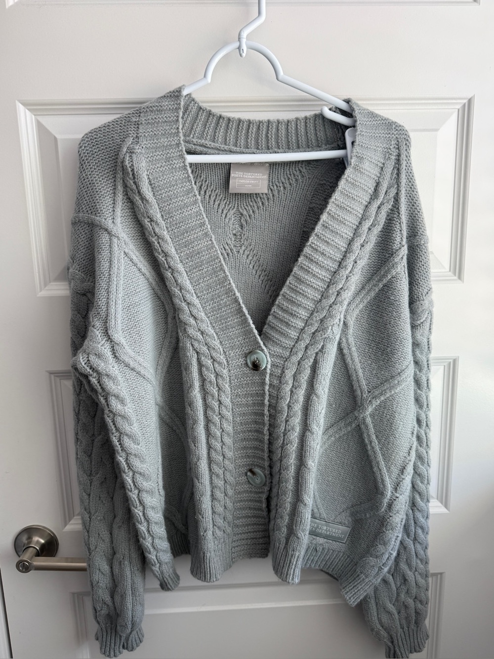 Taylor Swift The Tortured Poets Department Cardigan – Official Artist Merch – XS
